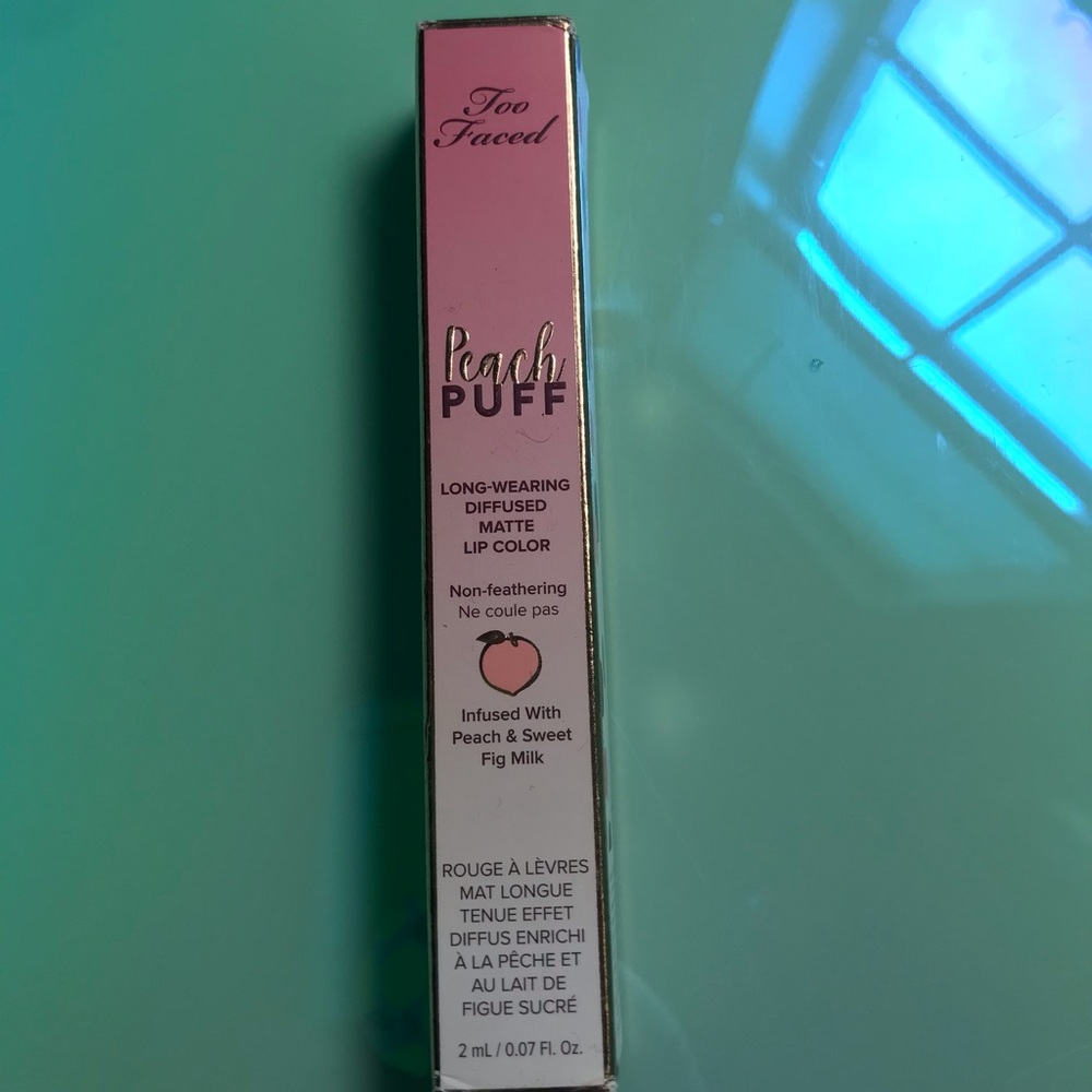 Too Faces Peach Puff Matte Lipstick